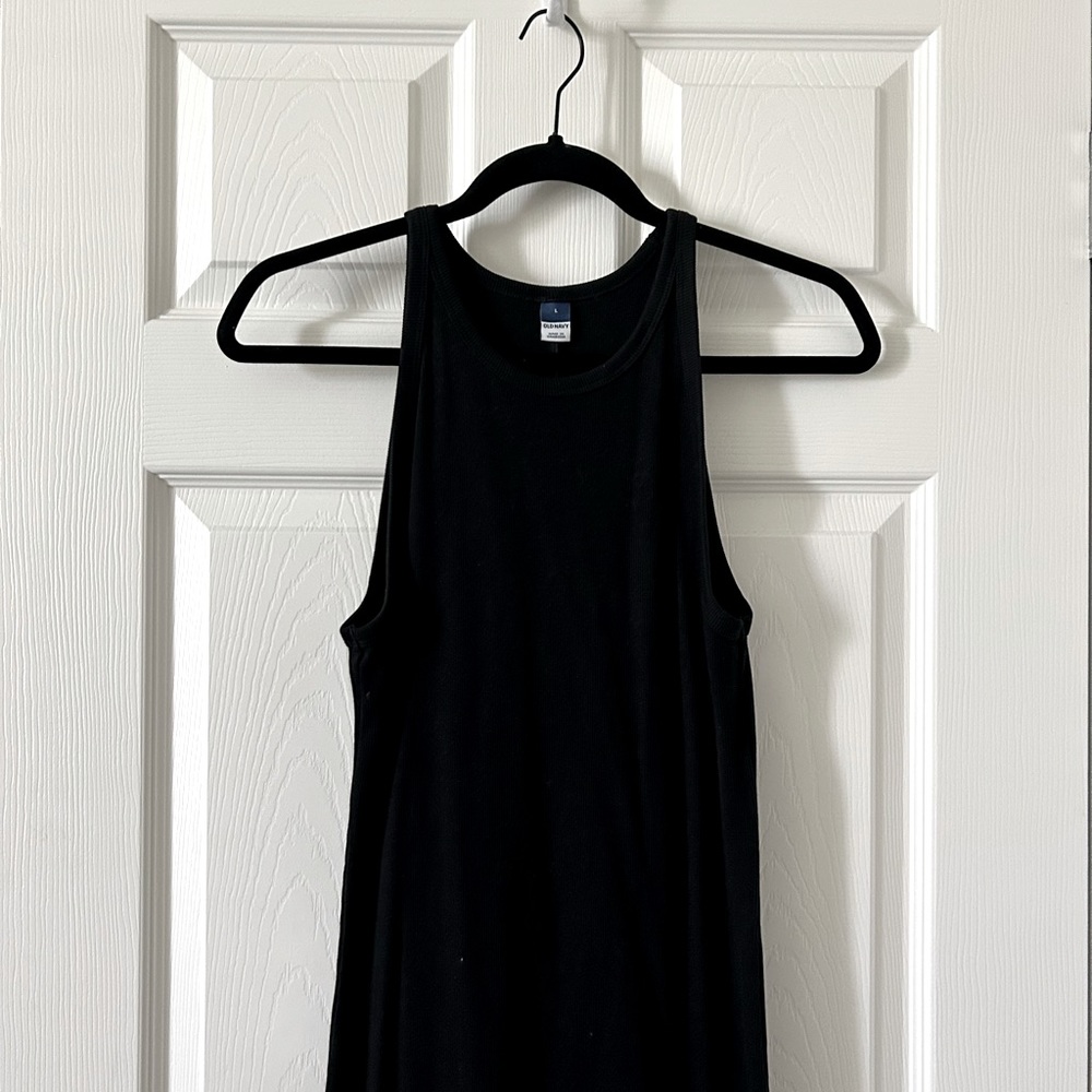 Black mini body con dress